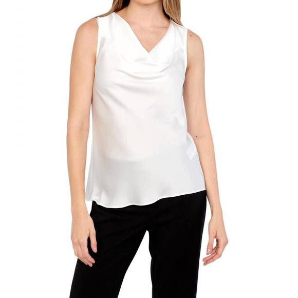 NEW JOSEPH RIBKOFF satin tank top in vanilla - Picture 1 of 3